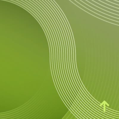 A green background