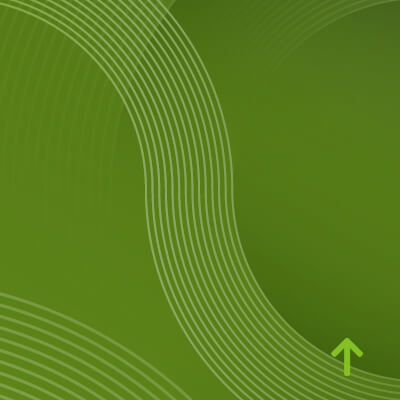 A green background